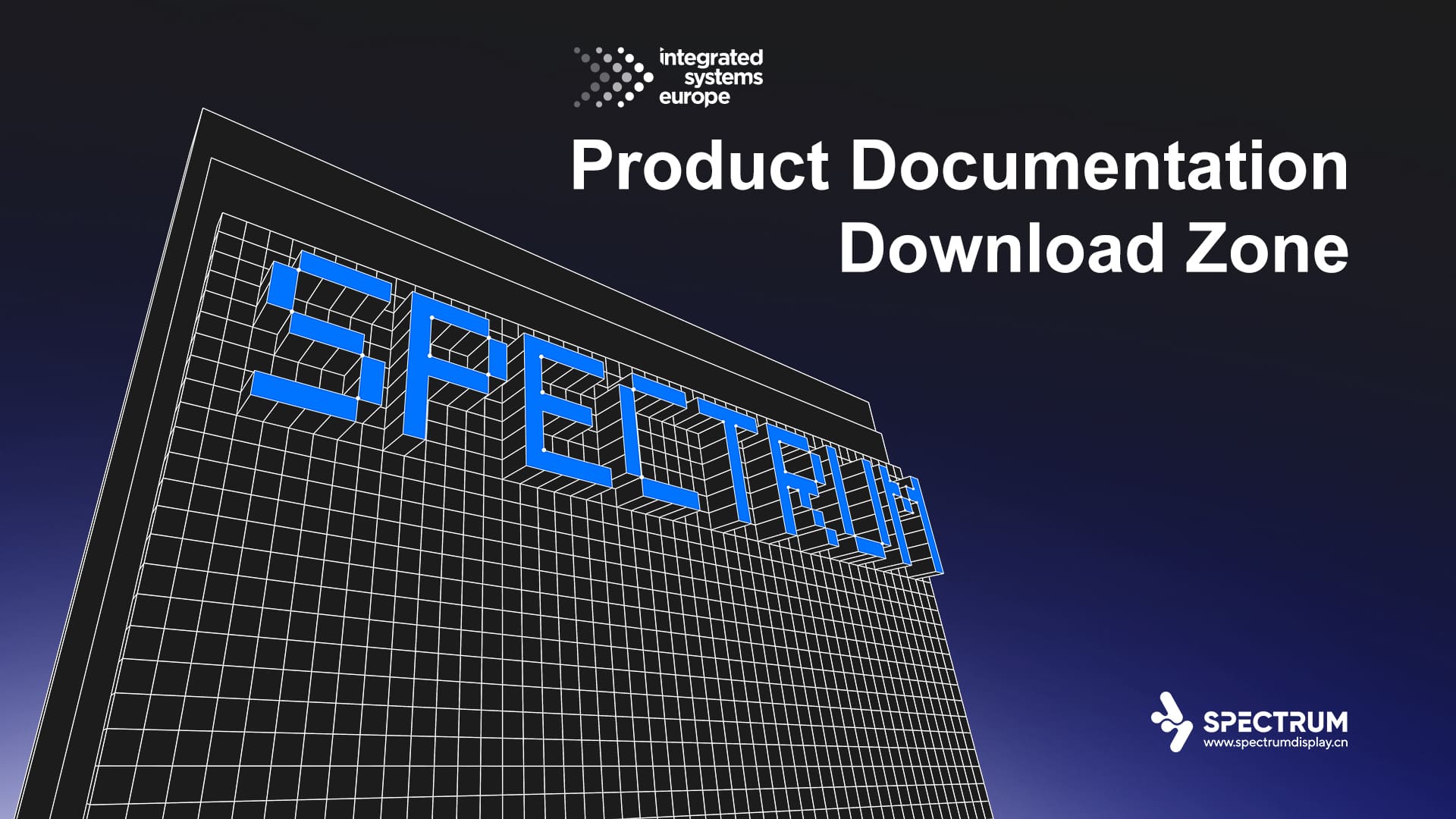 Spectrum Catalogue for ISE, Integrated Systems Europe 2026 (Download)